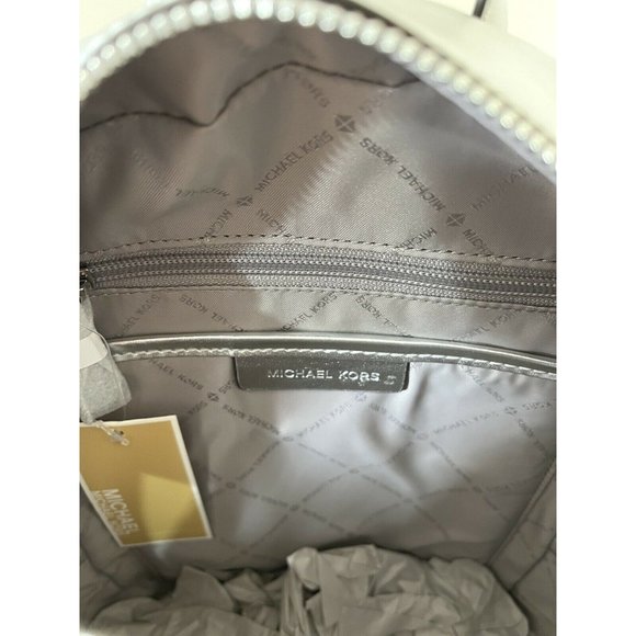 New Michael Kors Jet Set Girls Adina Medium Backpack Bright White Multi main image 4